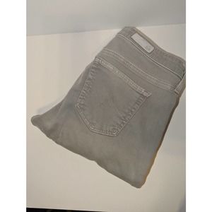 AG Women's Jeans Stevie Ankle Zip Slim Straight Leg Grey Sz 29